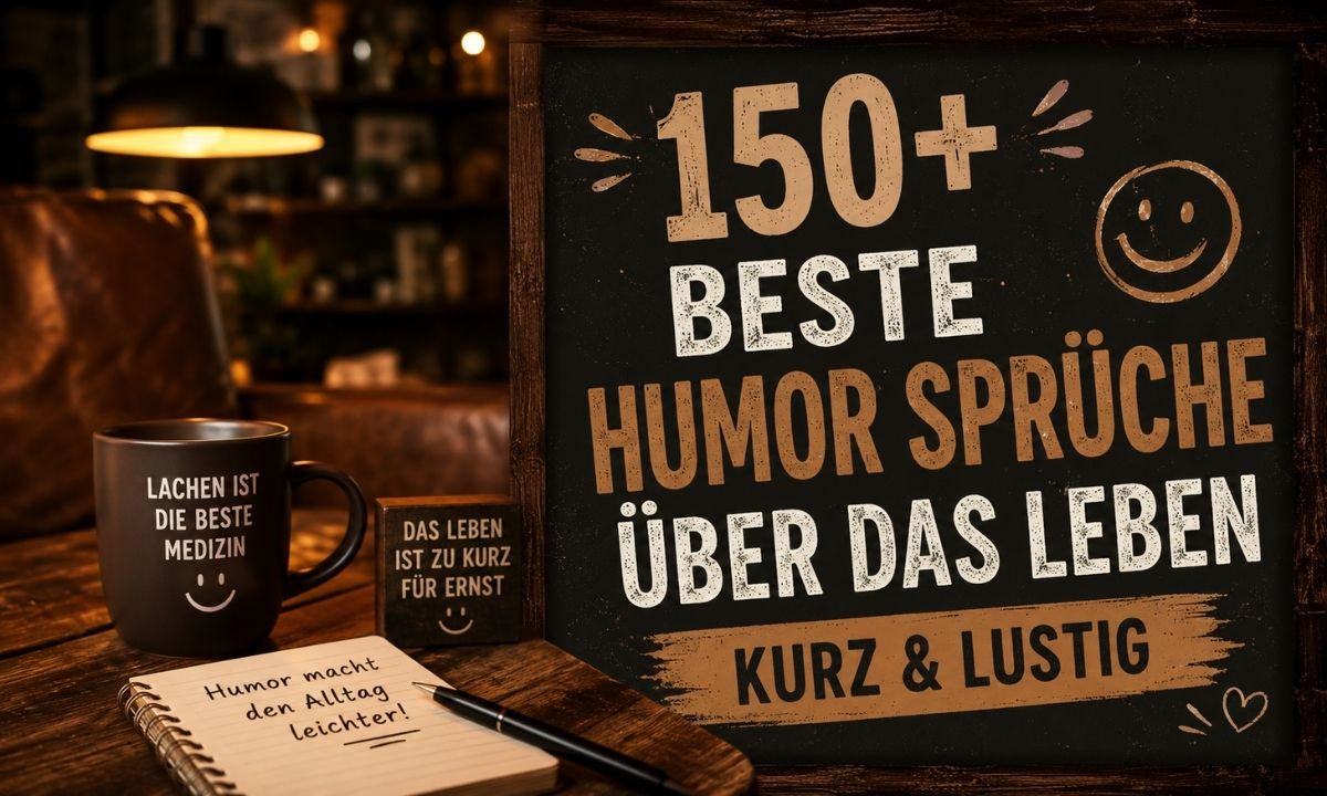 150+ Beste Humor Sprüche Über Das Leben – Kurz & Lustig