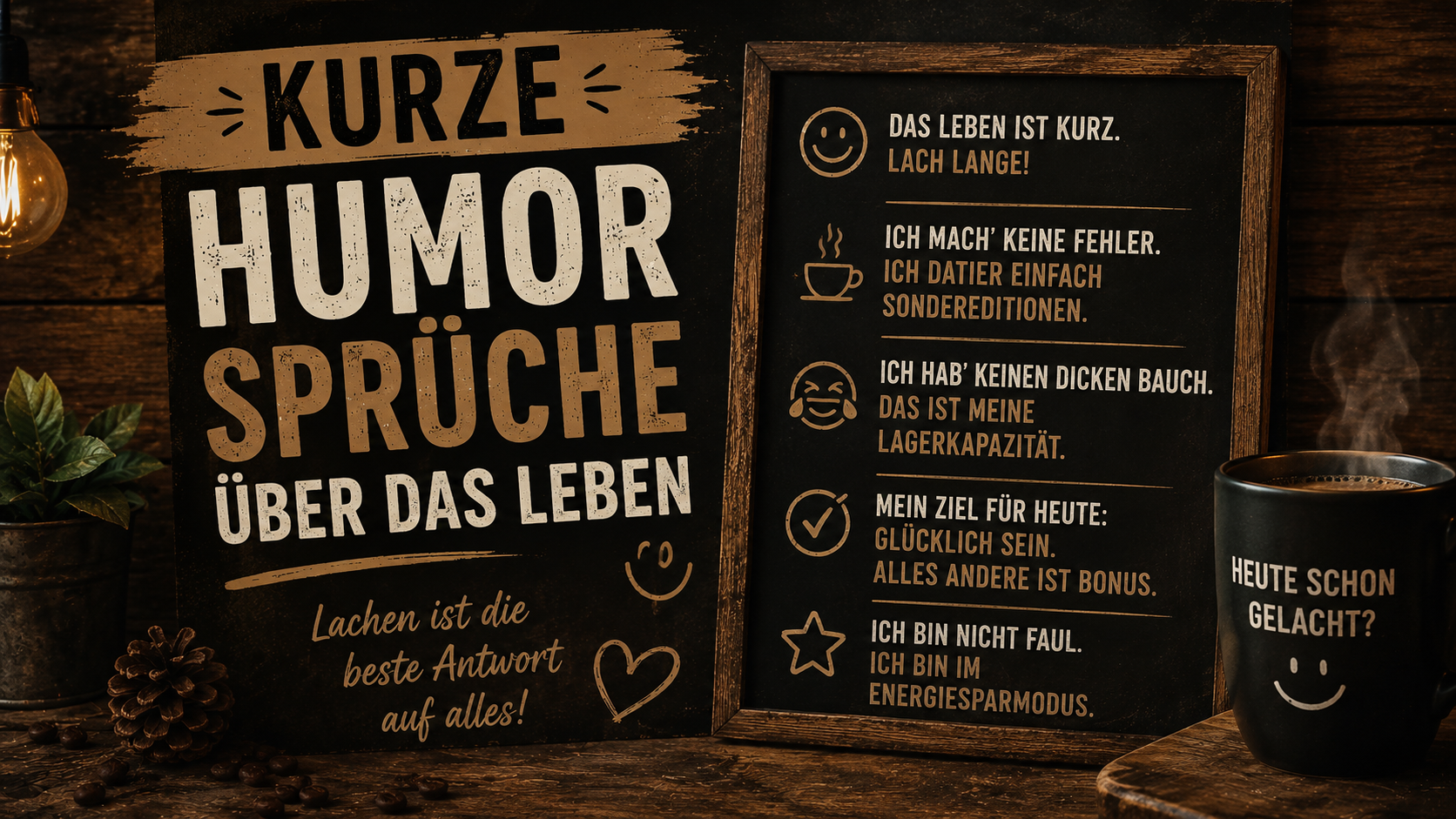 Kurze Humor Sprüche über das Leben