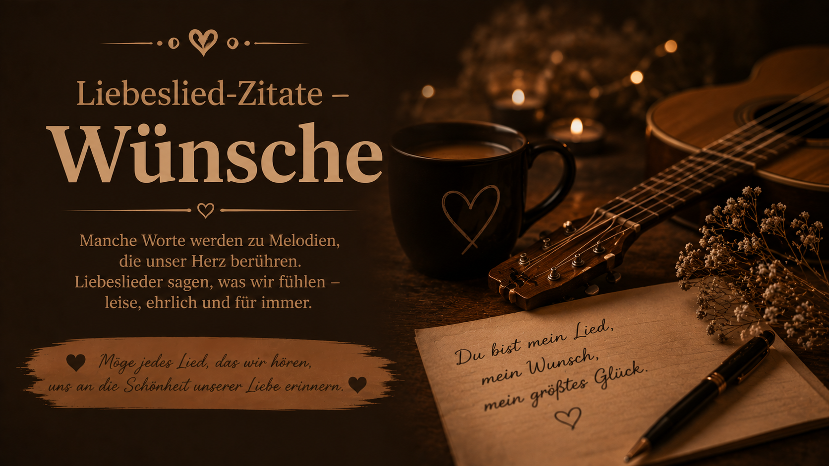 Liebeslied-Zitate – Wünsche