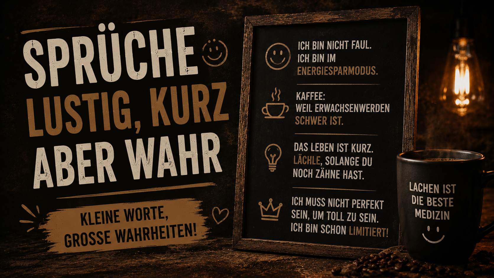Sprüche lustig, kurz aber wahr