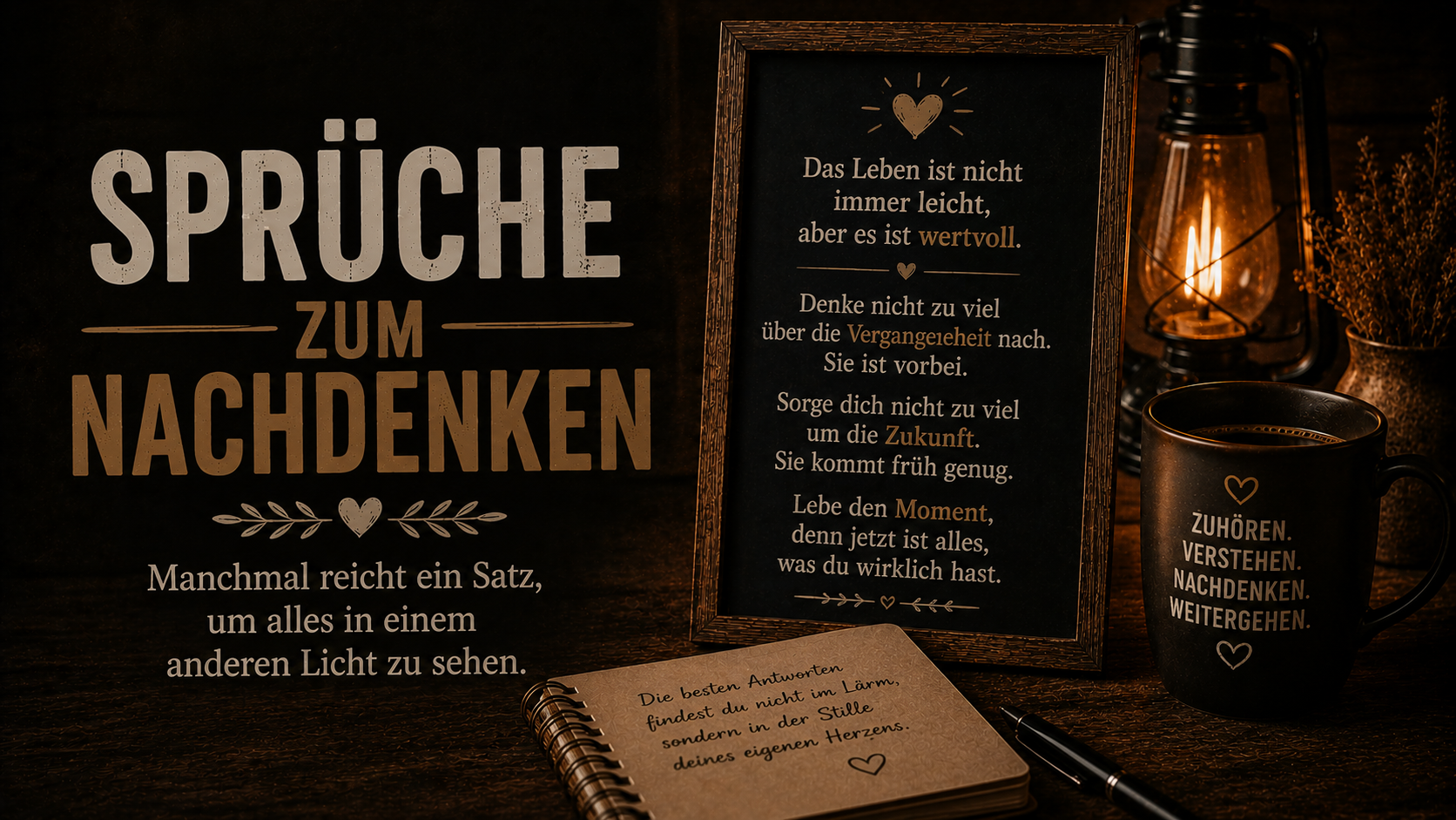 Sprüche zum Nachdenken