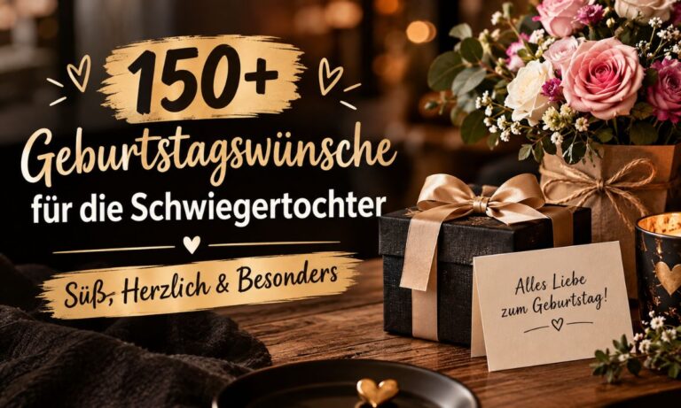 150+ Geburtstagswünsche für die Schwiegertochter – Süß, Herzlich & Besonders