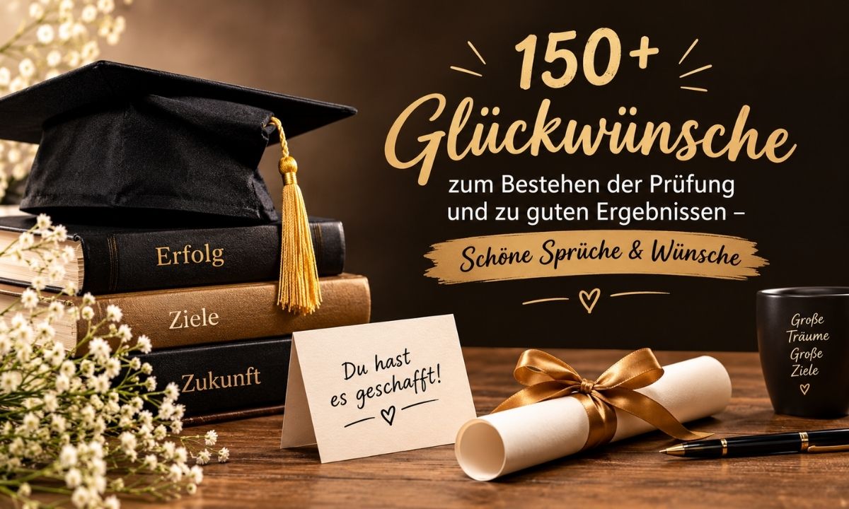 150+ Glückwünsche zum Bestehen der Prüfung und zu guten Ergebnissen – Schöne Sprüche & Wünsche