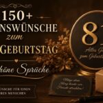 150+ Herzenswünsche zum 81. Geburtstag & schöne Sprüche