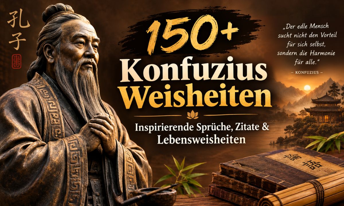 150+ Konfuzius Weisheiten – Inspirierende Sprüche, Zitate & Lebensweisheiten