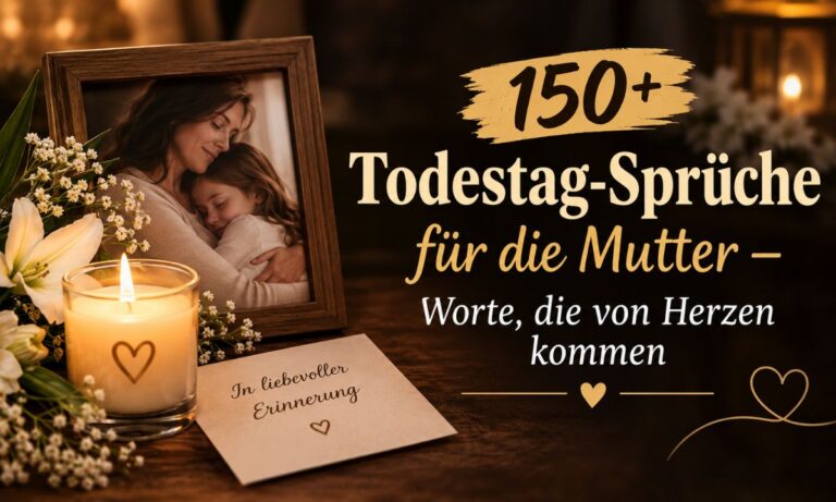 150+ Todestag-Sprüche für die Mutter – Worte, die von Herzen kommen
