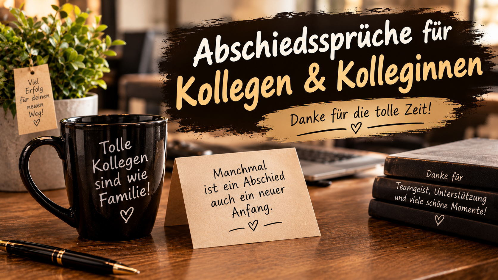 Abschiedssprüche für Kollegen & Kolleginnen