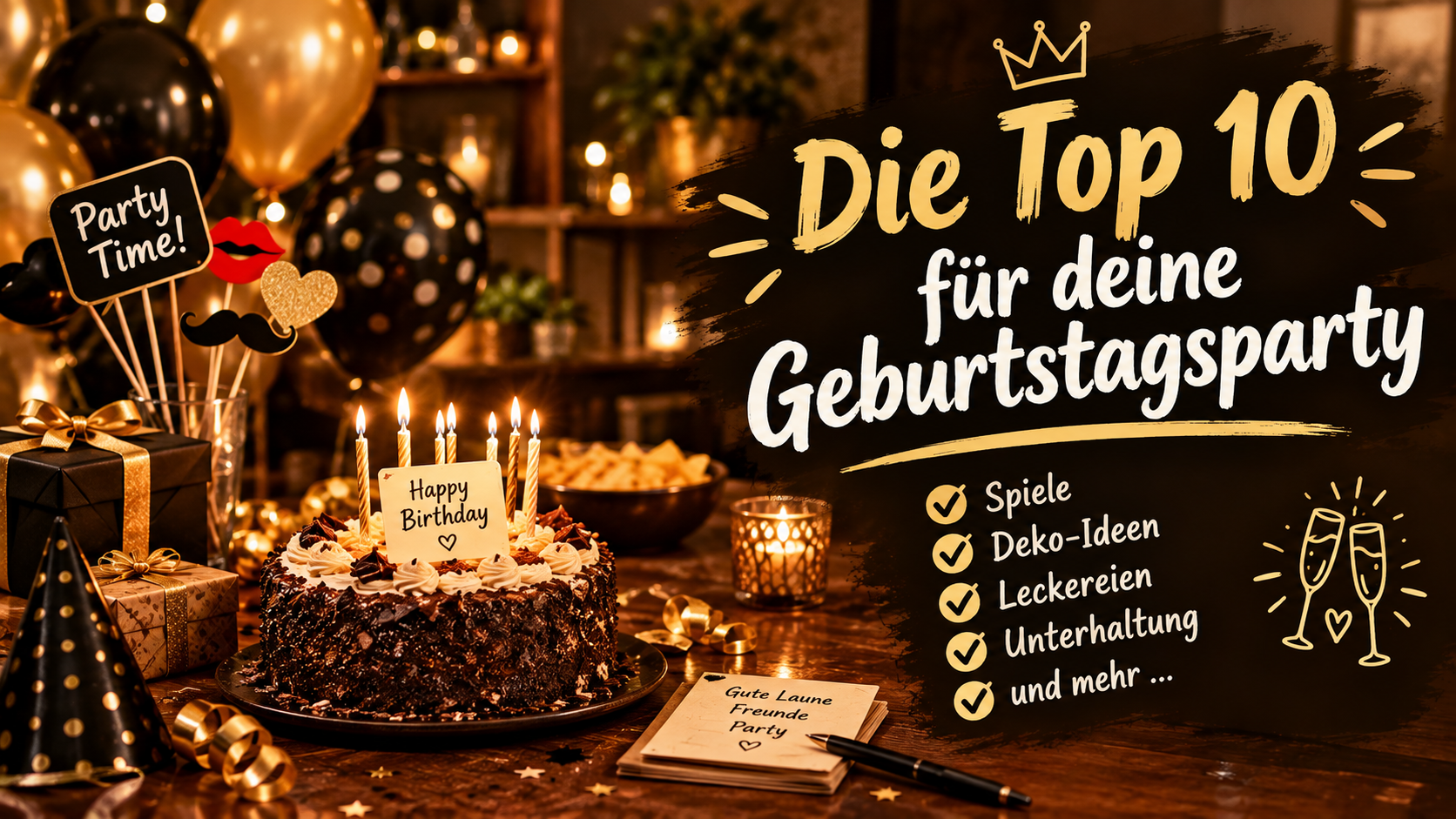 Die Top 10 für deine Geburtstagsparty