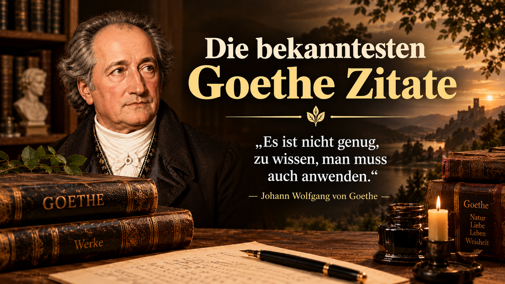 Die bekanntesten Goethe Zitate