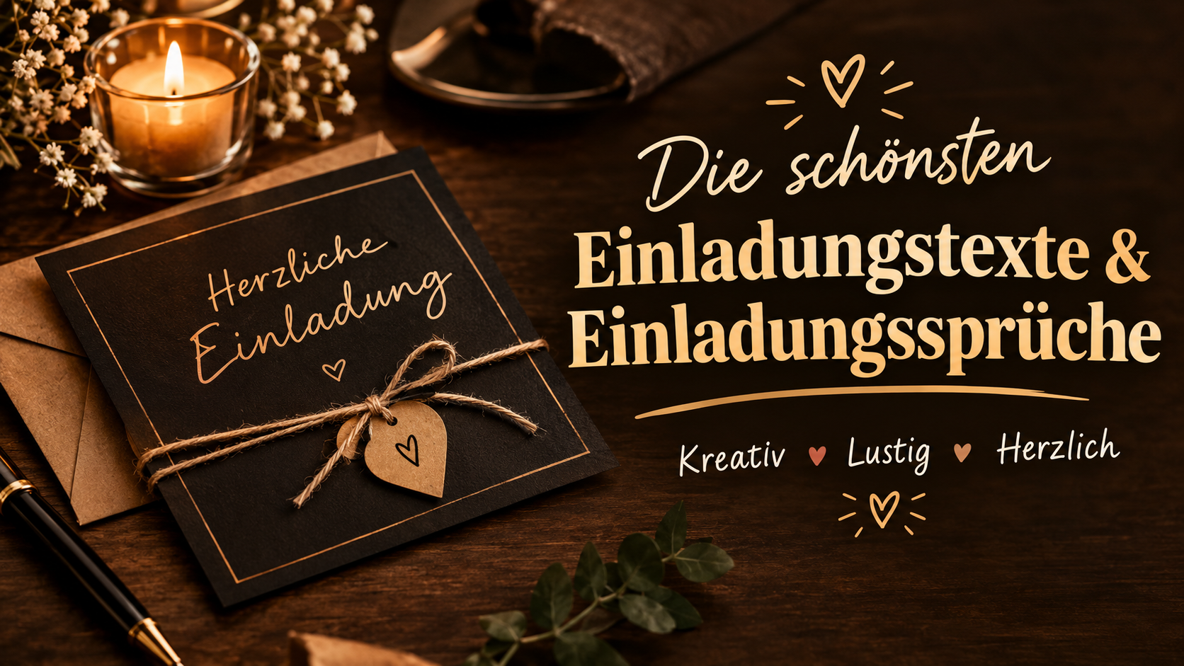 Die schönsten Einladungstexte & Einladungssprüche