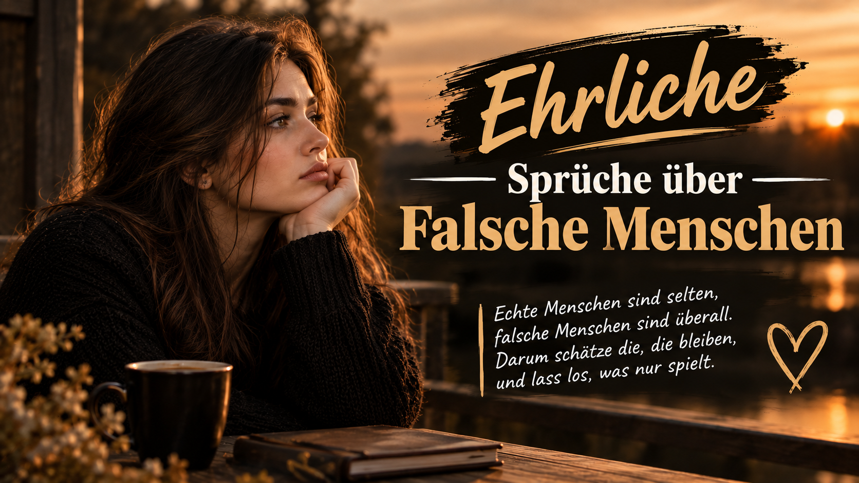 Ehrliche Sprüche über falsche Menschen