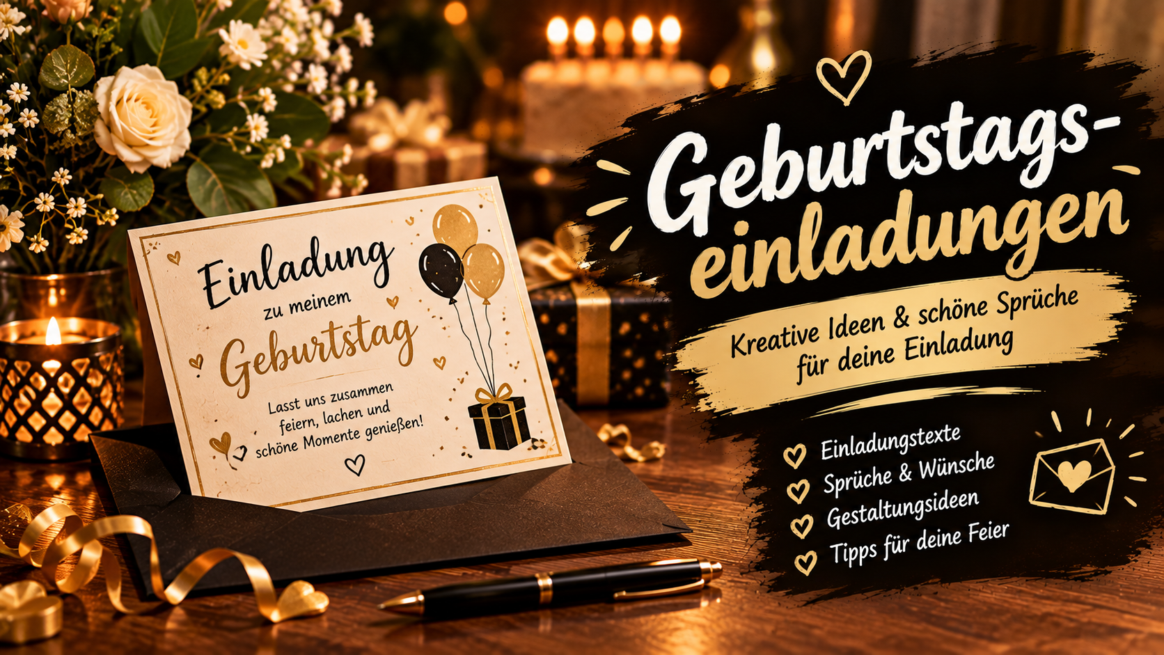 Geburtstagseinladungen