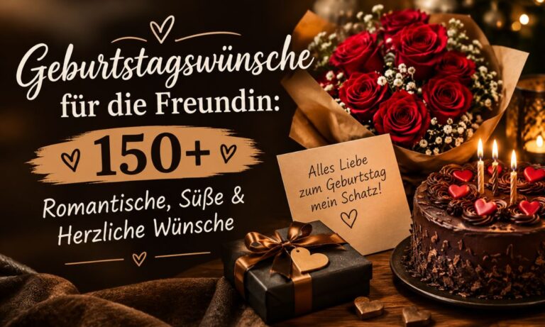 Geburtstagswünsche für die Freundin 150+ Romantische, Süße & Herzliche Wünsche