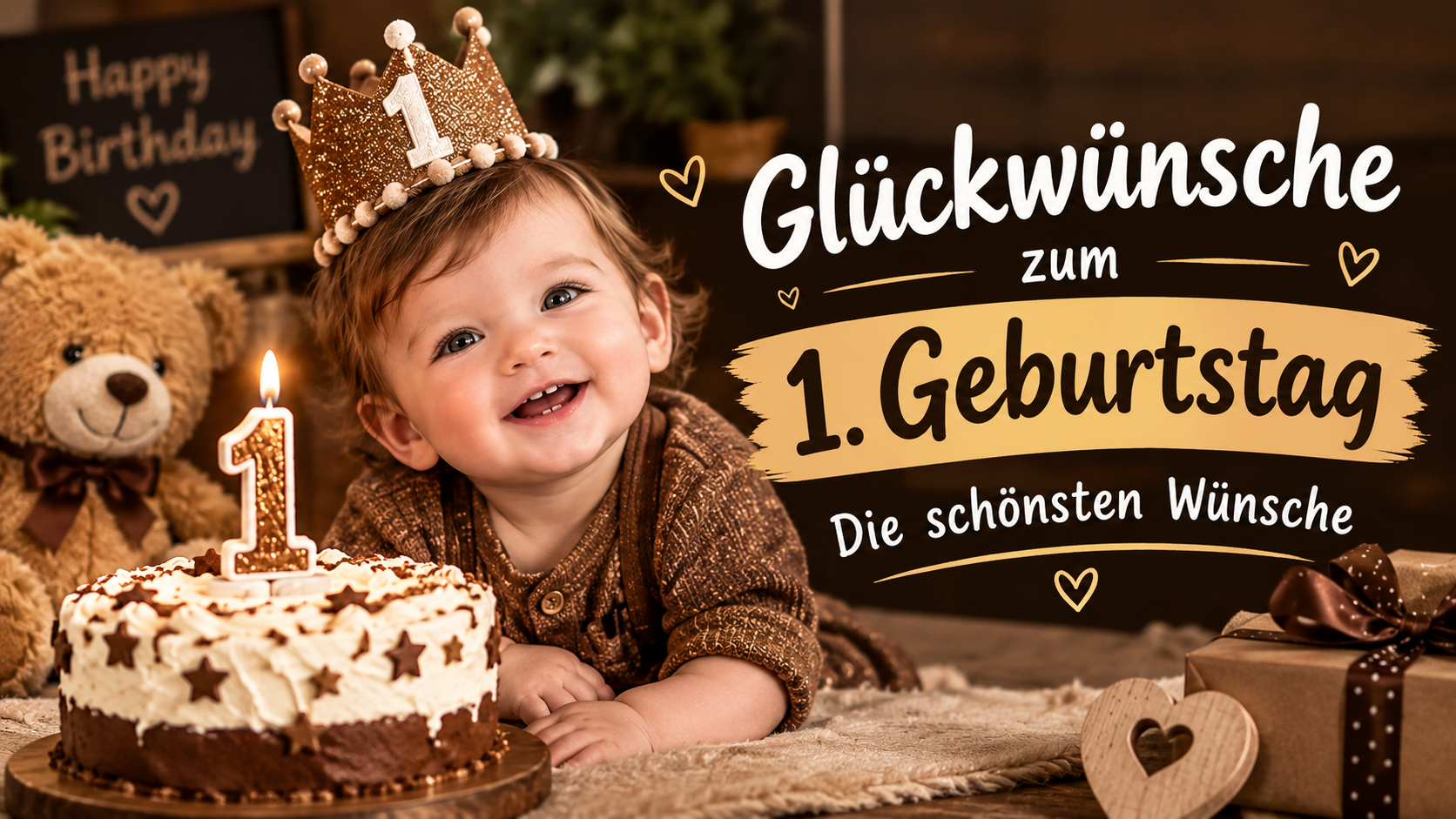Glückwünsche zum 1. Geburtstag – Die schönsten Wünsche