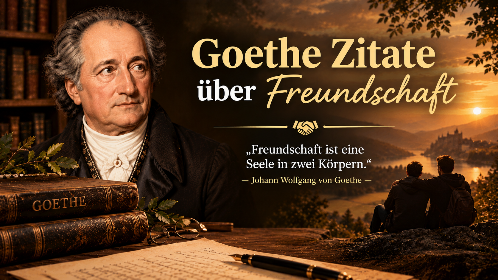 Goethe Zitate über Freundschaft