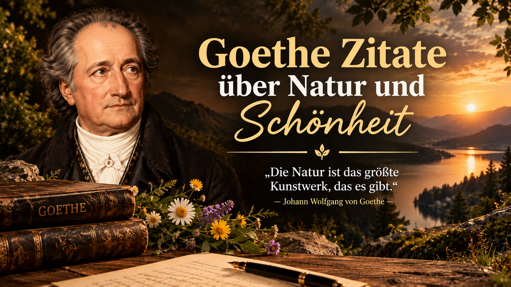 Goethe Zitate über Natur und Schönheit