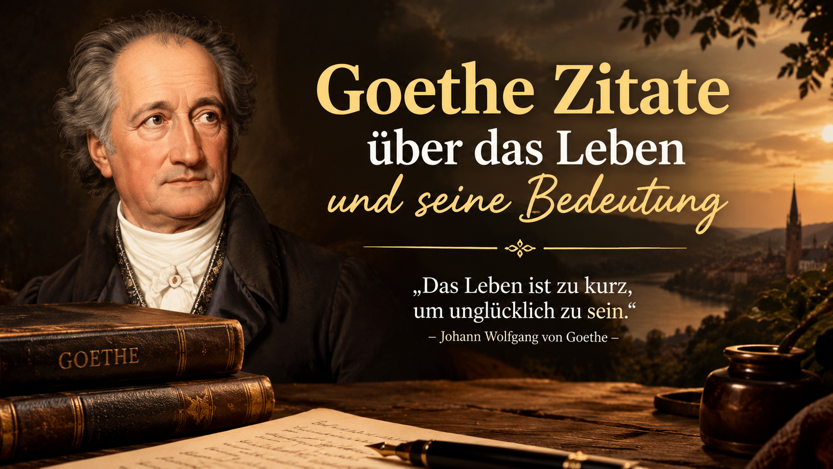 Goethe Zitate über das Leben und seine Bedeutung