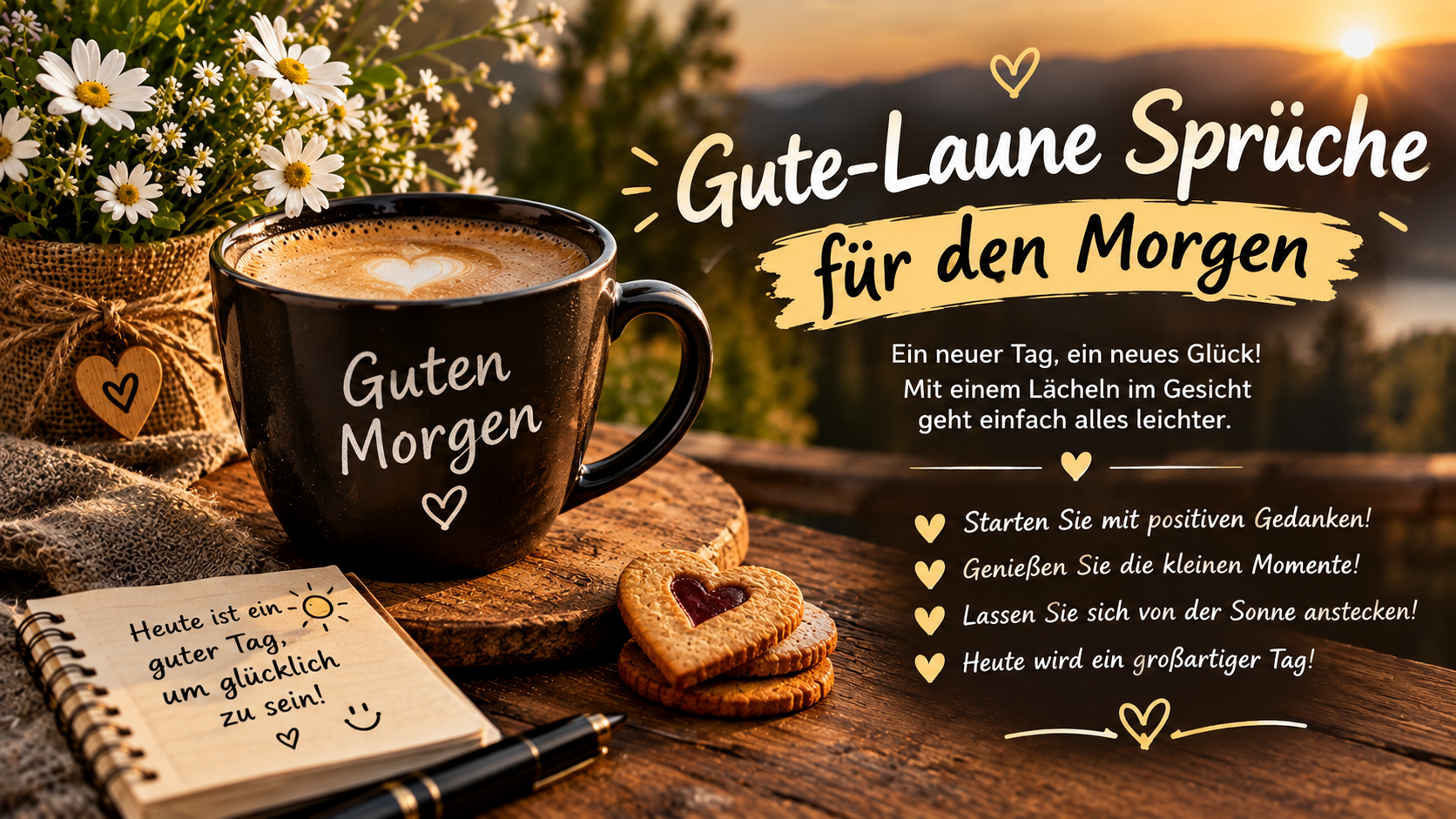 Gute-Laune Sprüche für den Morgen