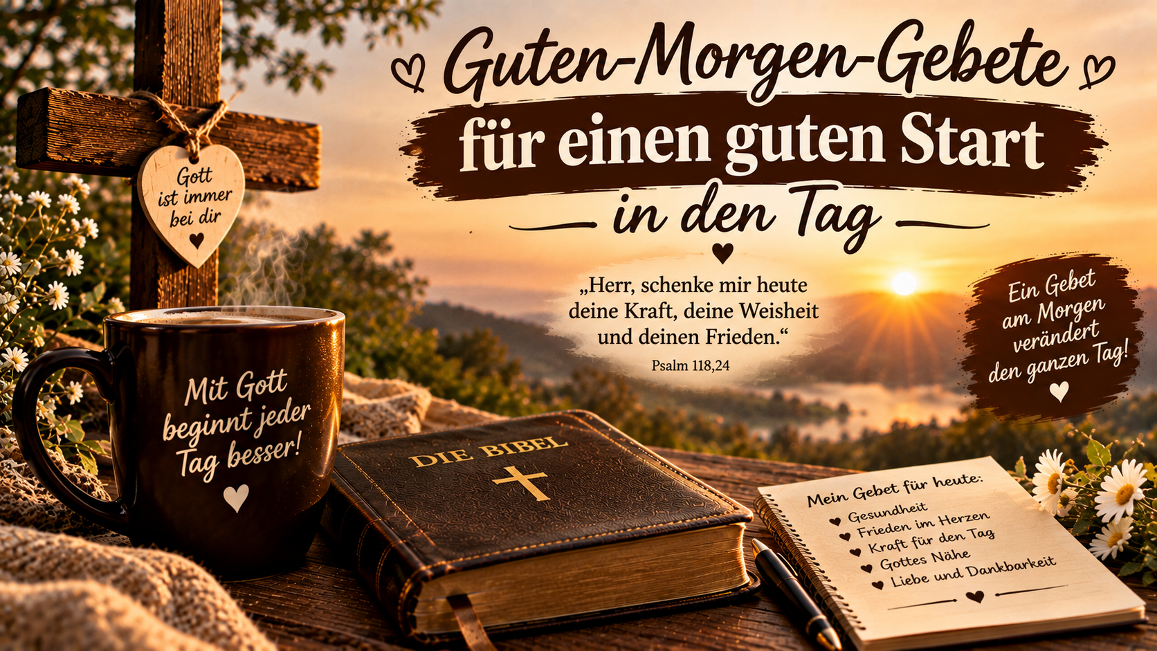 Guten-Morgen-Gebete für einen guten Start in den Tag