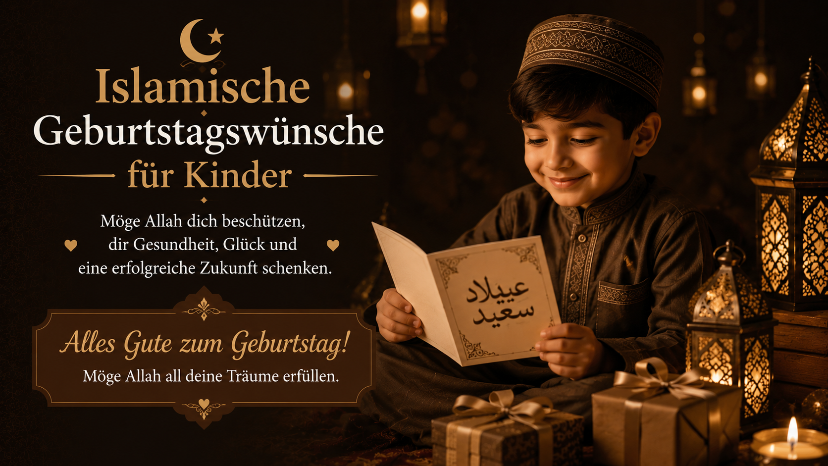 Islamische Geburtstagswünsche für Kinder