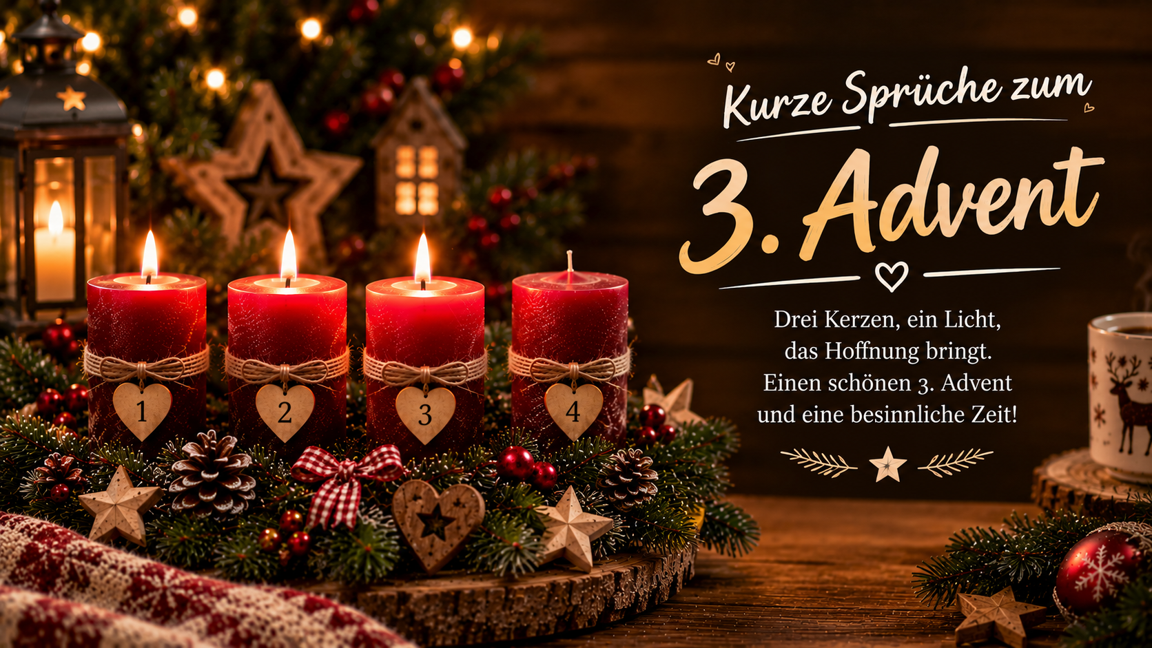 Kurze Sprüche zum 3. Advent