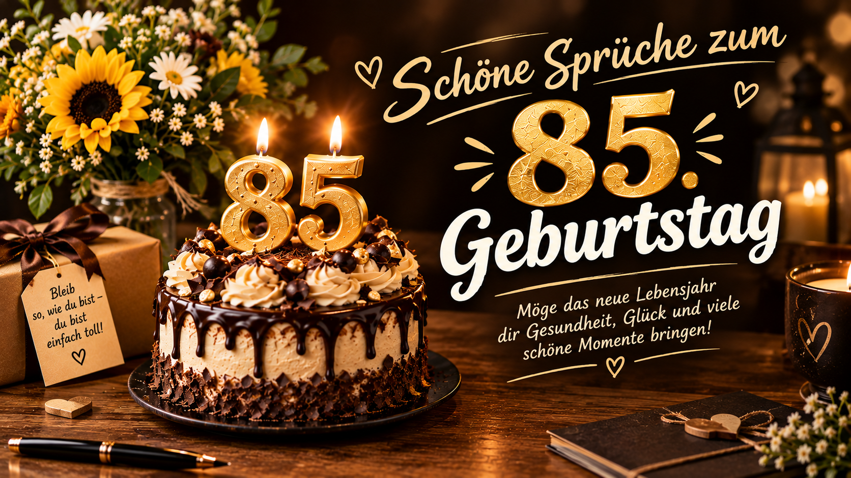 Schöne Sprüche zum 85. Geburtstag