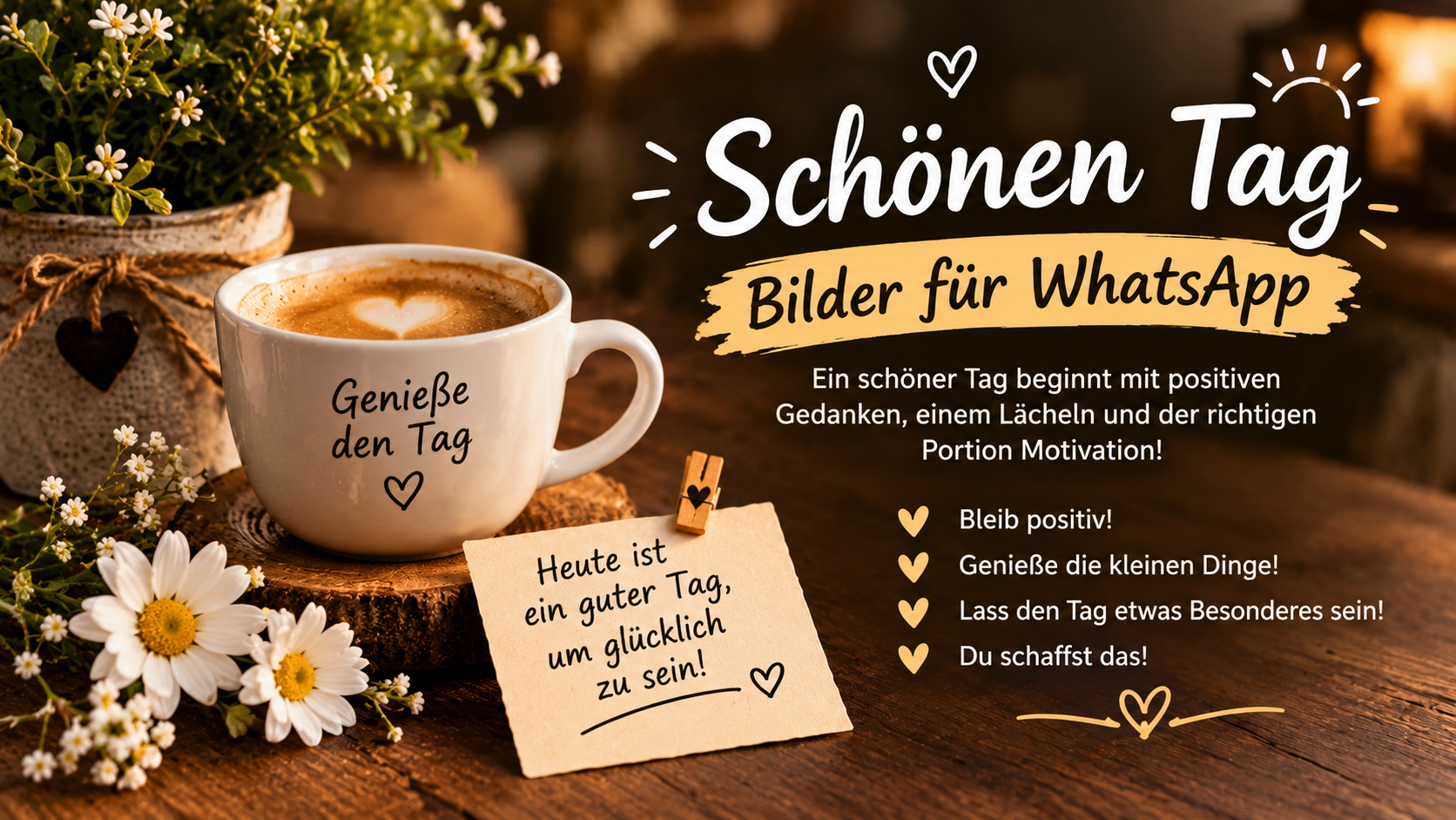 Schönen Tag Bilder für WhatsApp