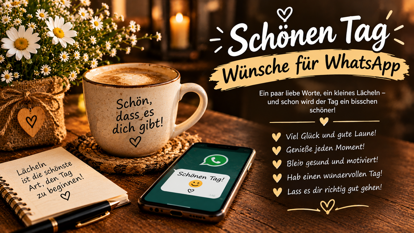 Schönen Tag Wünsche für WhatsApp
