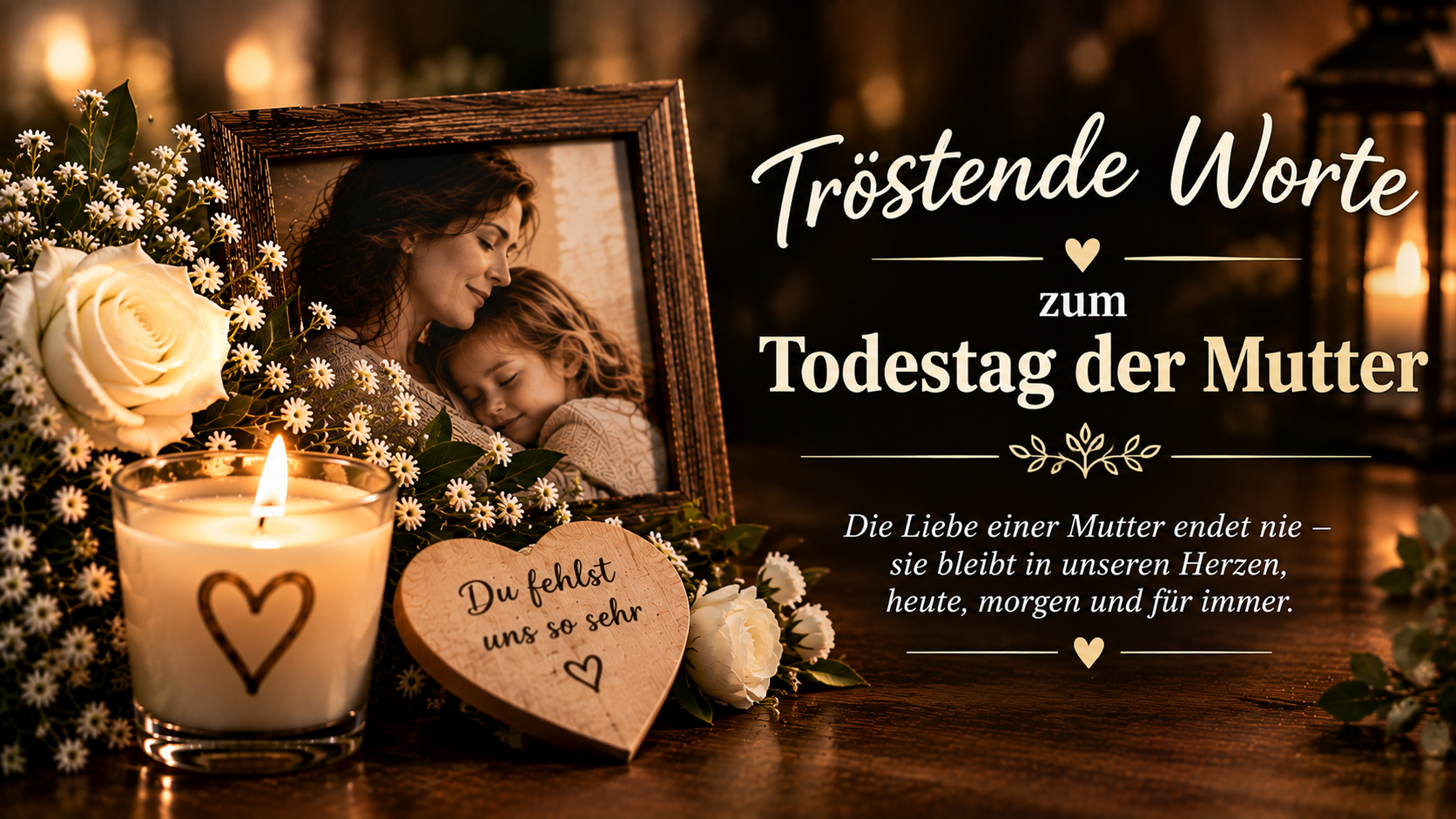 Tröstende Worte zum Todestag der Mutter