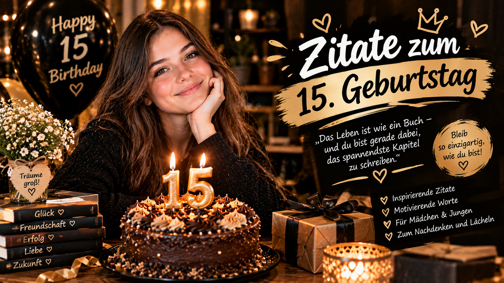 Zitate zum 15. Geburtstag