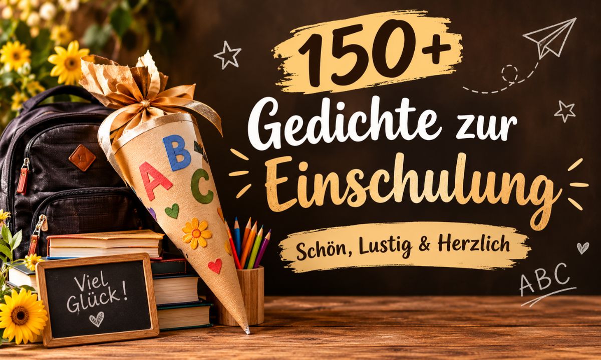 150+ Gedichte zur Einschulung – Schön, Lustig & Herzlich