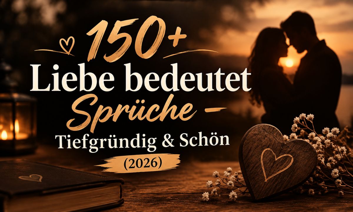 150+ Liebe bedeutet Sprüche – Tiefgründig & Schön (2026)
