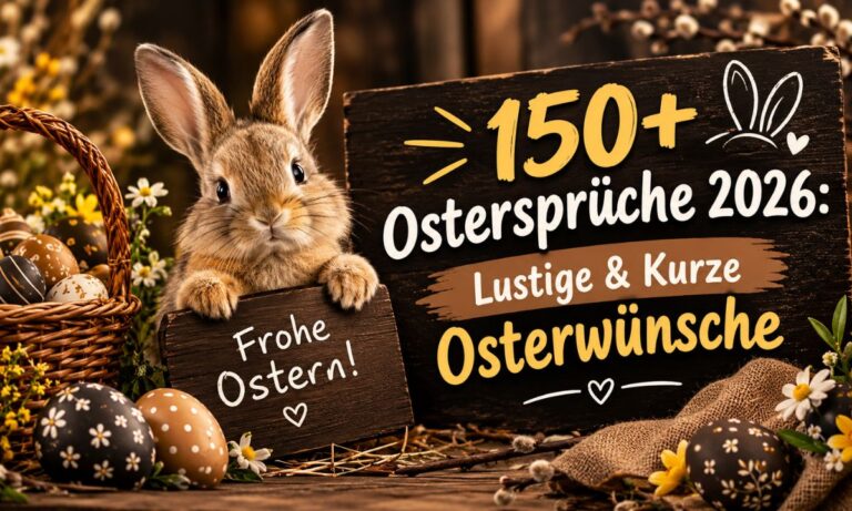 150+ Ostersprüche 2026 Lustige & Kurze Osterwünsche
