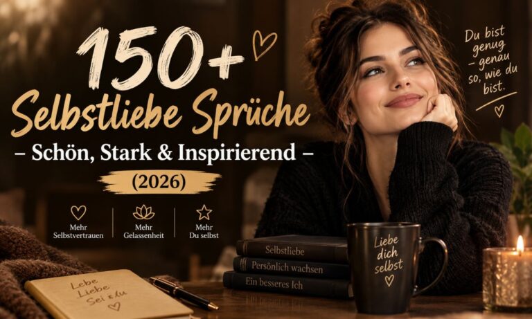 150+ Selbstliebe Sprüche – Schön, Stark & Inspirierend (2026)