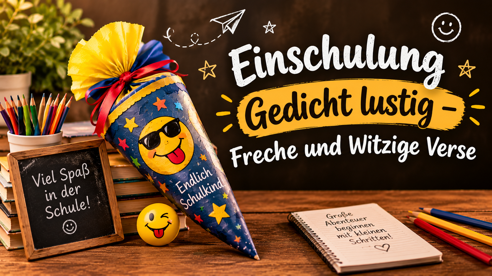 Einschulung Gedicht lustig – Freche und Witzige Verse