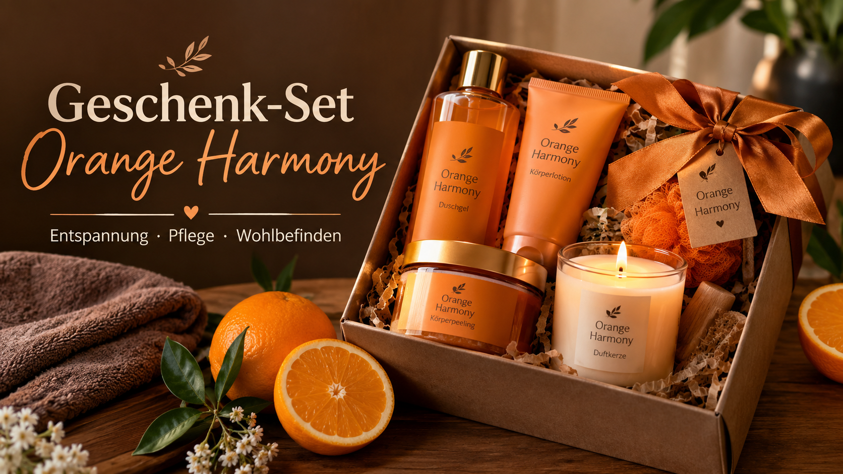 Geschenk-Set Orange Harmony