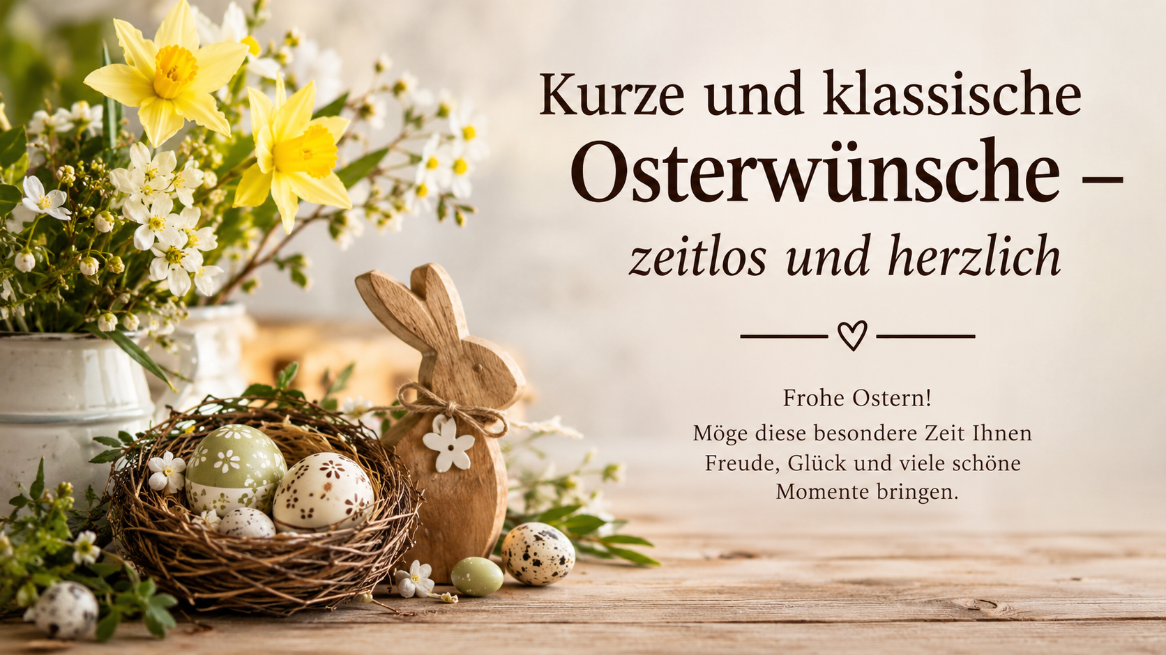 Kurze und klassische Osterwünsche – zeitlos und herzlich