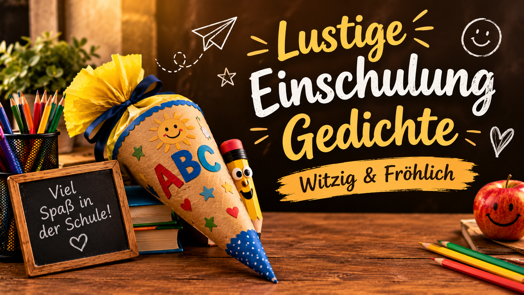 Lustige Einschulung Gedichte – Witzig & Fröhlich
