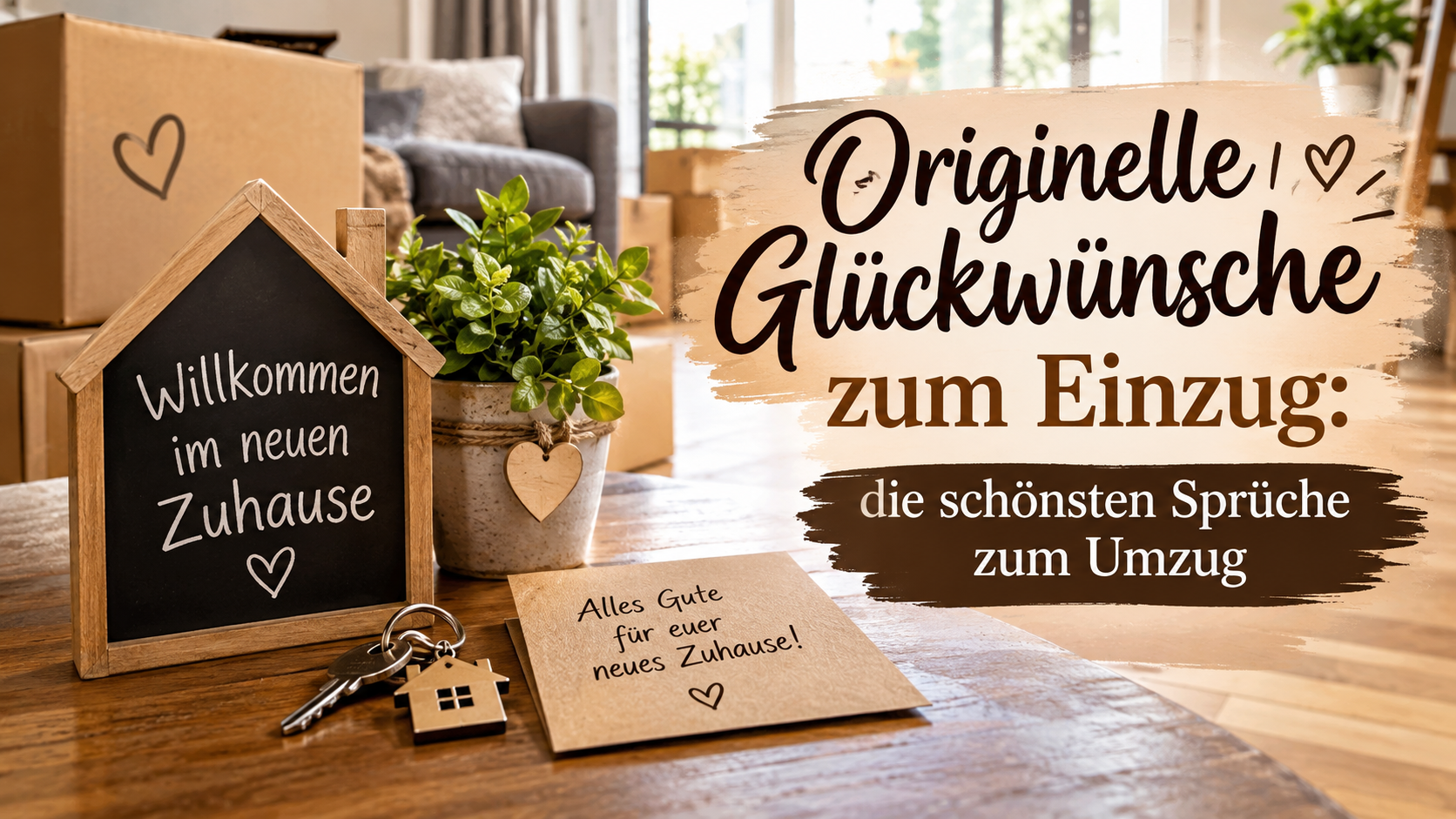 Originelle Glückwünsche zum Einzug die schönsten Sprüche zum Umzug