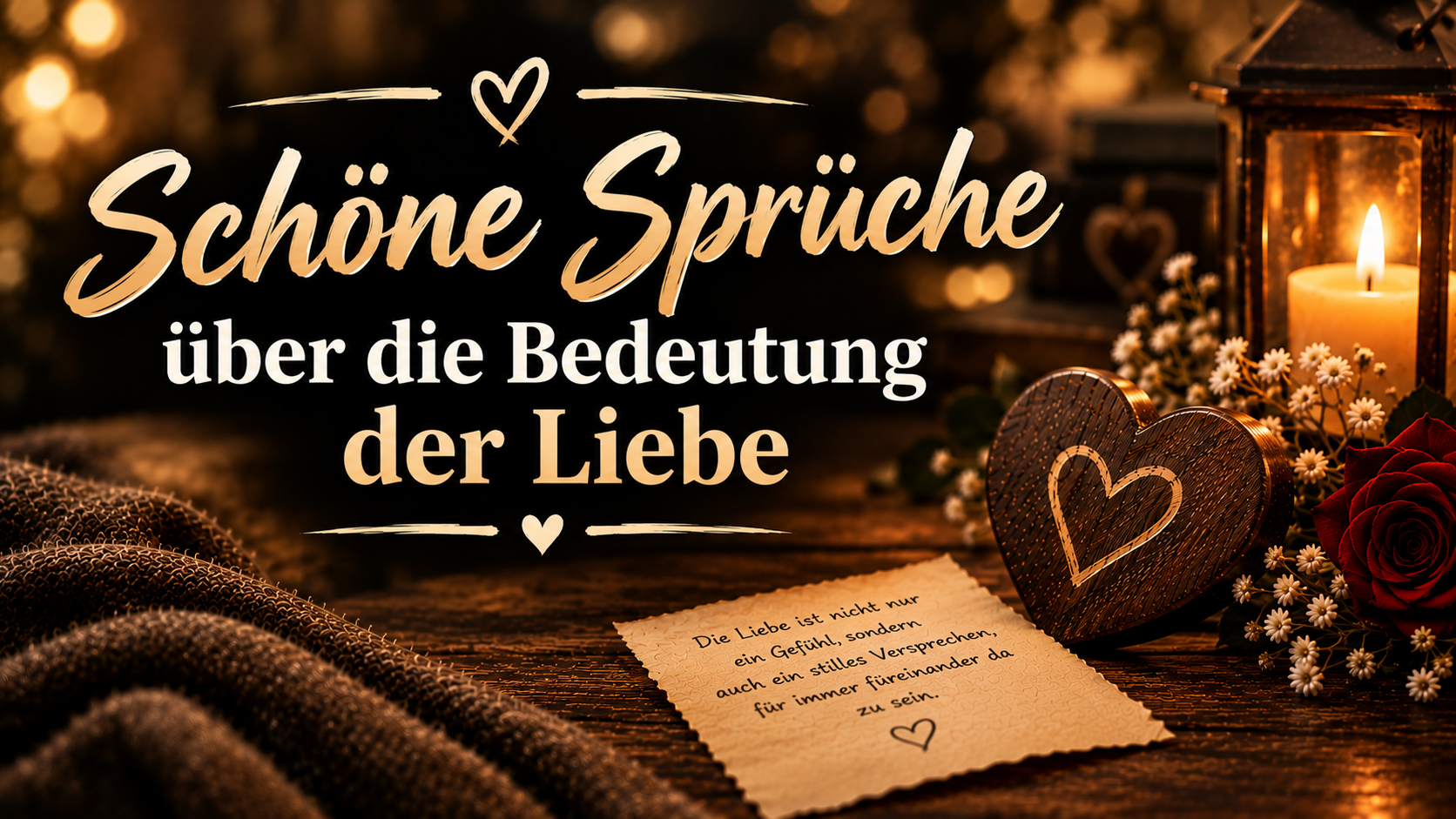 Schöne Sprüche über die Bedeutung der Liebe