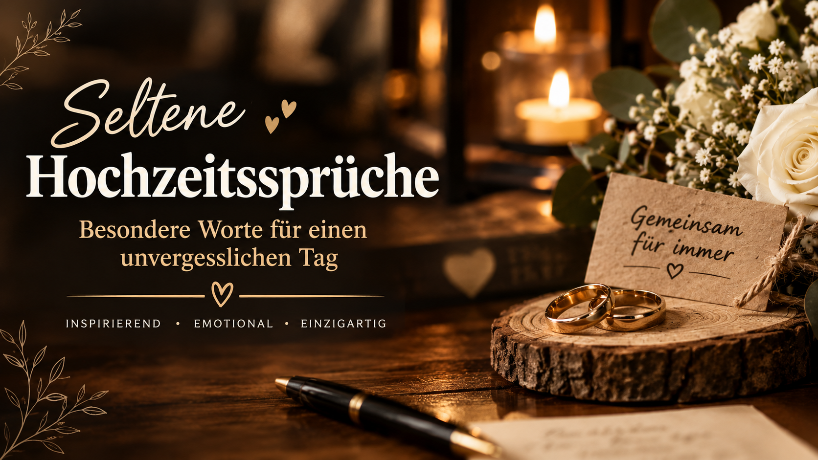Seltene Hochzeitssprüche