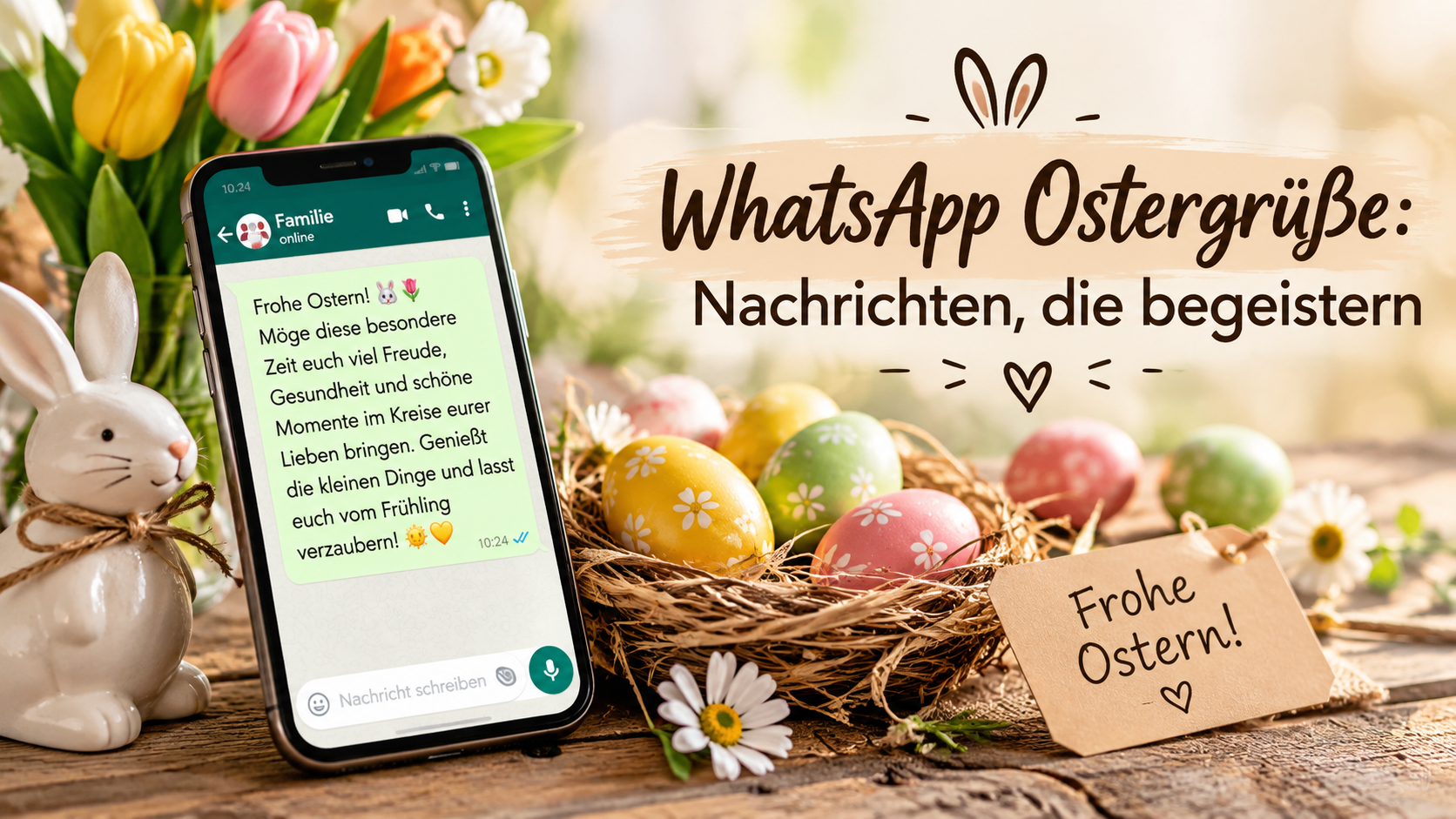 WhatsApp Easter Greetings and Spring Cheer